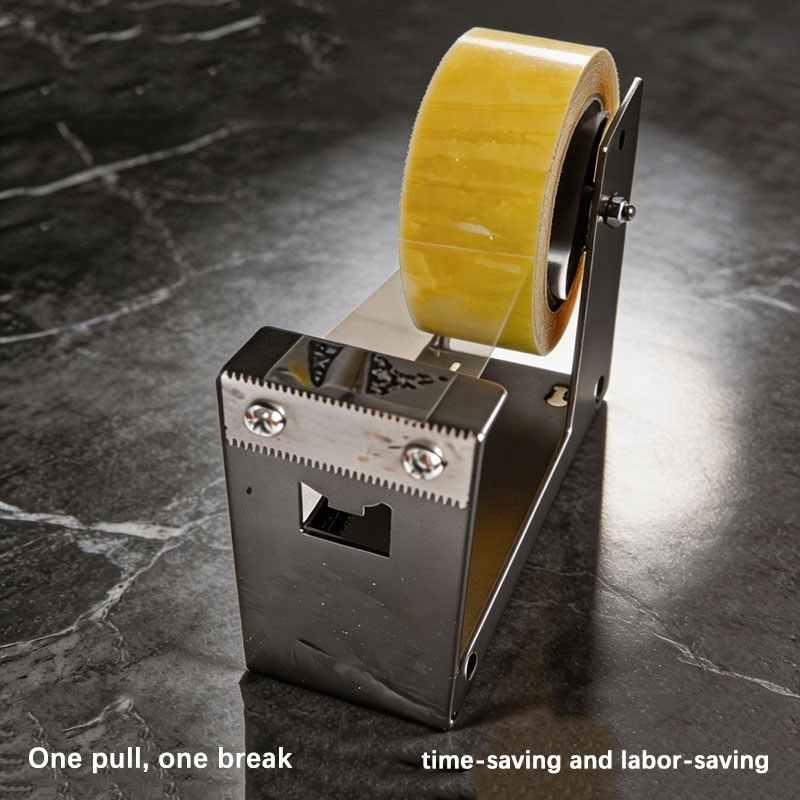 HEAVYDUTY DESKTOP ADHESIVE TAPE CUTTING STATION WITH 6CM BROAD BASE FOR WAREHOUSE CARTONSEALING