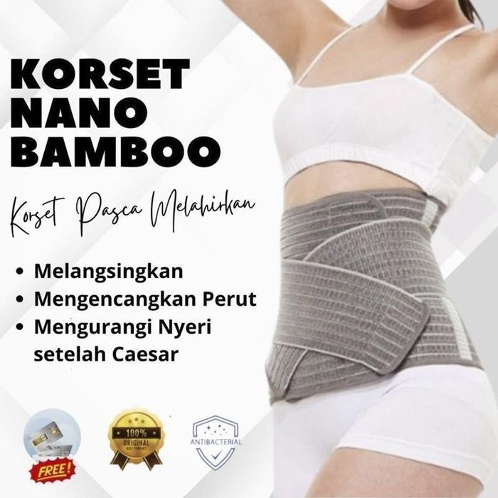 ORIGINAL KN BUKAN Mamaway Korset Pelangsing Pasca Melahirkan -Nano Terlaris!!! Postpartum Adjustable