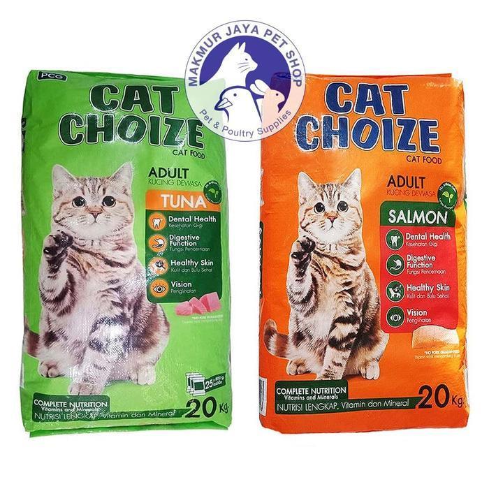 cat choize adult tuna 800g / 1 karung 20kg makanan kucing dewasa dry