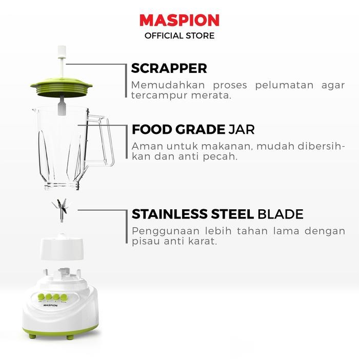 Maspion Blender + Chopper MT-1521 PL