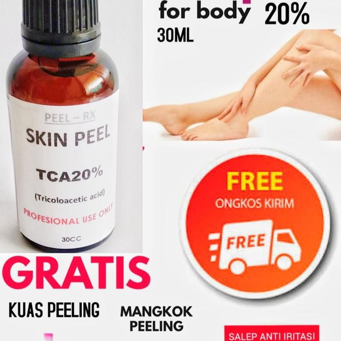 PEEL LIQUID 20%PENGELUPASAN BADAN PENCERAH KULIT