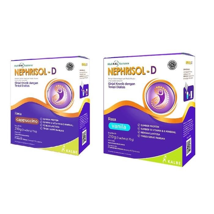 gwc5 Nephrisol-D 210 Gram Kalbe / Susu Bubuk Nephrisol-D