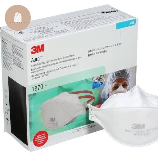 SALE 3M Aura 1870+ Masker N95 Surgical Mask isi 20