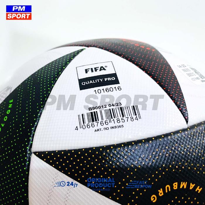 Bola Sepak Soccer Ball Adidas Official Match Ball EURO24 COM Euro 2024