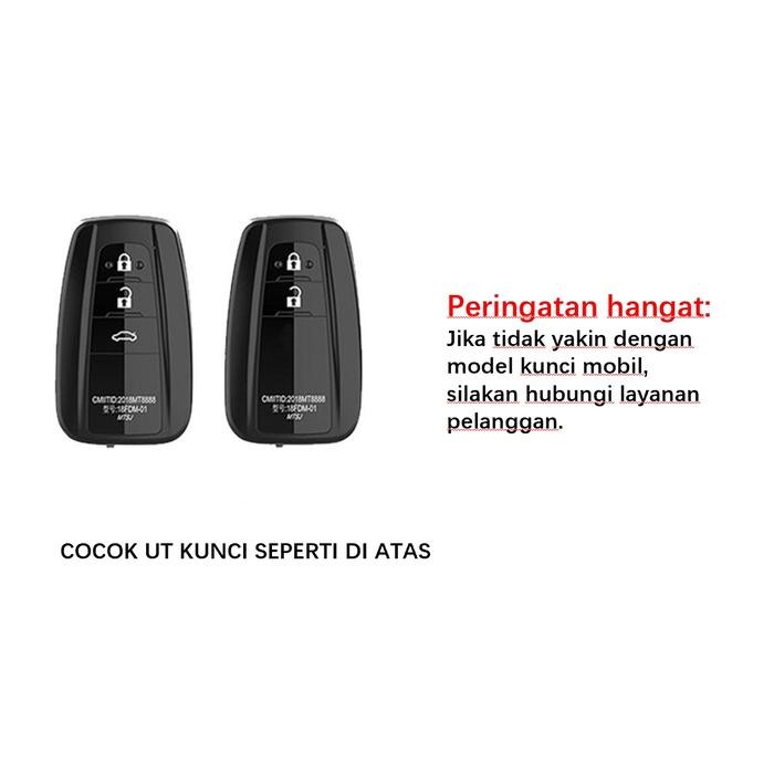 Cover Case Keyless Toyota / Type 2/ Case Remote Mobil Smart Key/Camry/Smart Key Leather Cover Toyota