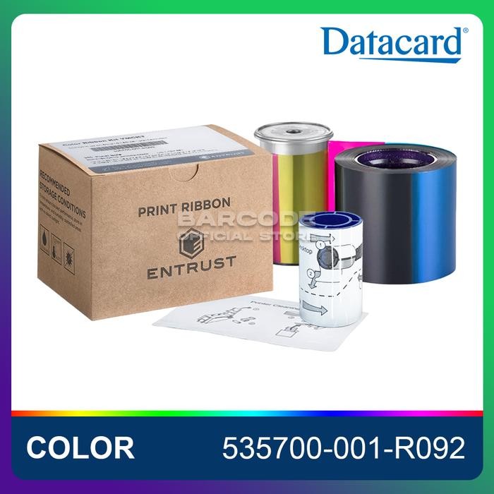 Ready Ribbon Warna Color Datacard CD168 - CD 168 - YMCKT 535700-001-R092