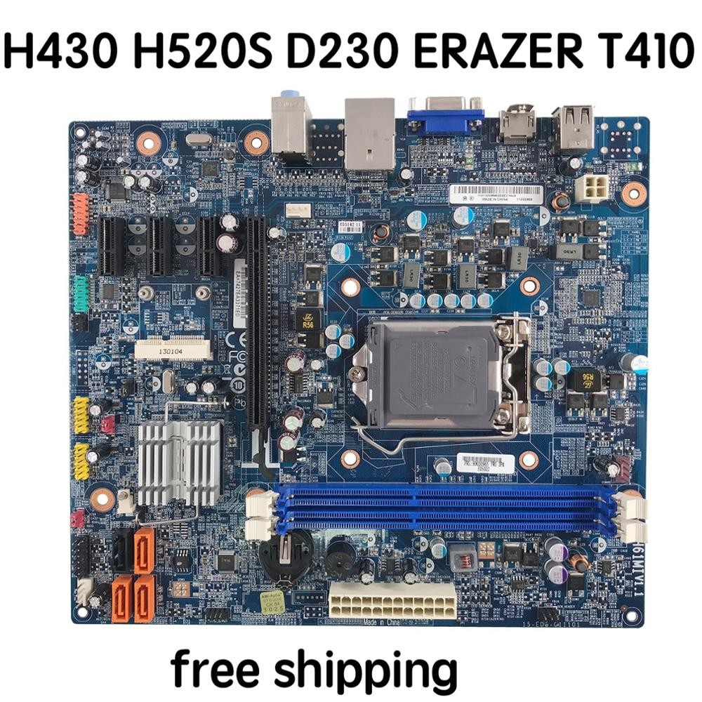 Casing Laptop For Lenovo H430 H520S D230 ERAZER T410 Motherboard CIH61MI Mainboard 100%tested fully 