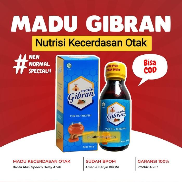 Best Seller Madu Anak Gibran Madu Gibran Asli Mengatasi Masalah Terlambat Bicara