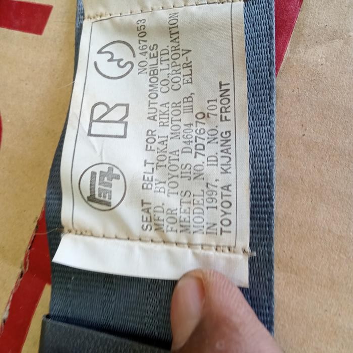 Unik Seat Belt Safety Belt Sabuk Pengaman Kijang Super Original Terlariss 