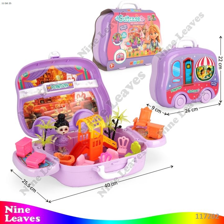 Mainan Anak Taman Bermain Koper Suitcase My Sweet Home Koper
