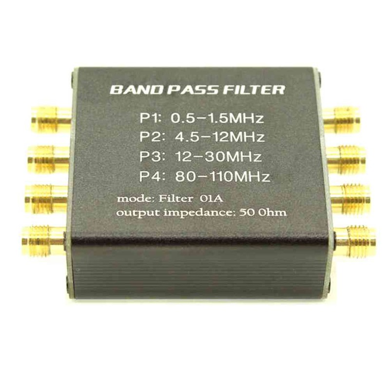 ABYN-Malachite Radio Pre-Filter BPF Bandpass Filter 50 Ohm SMA Socket