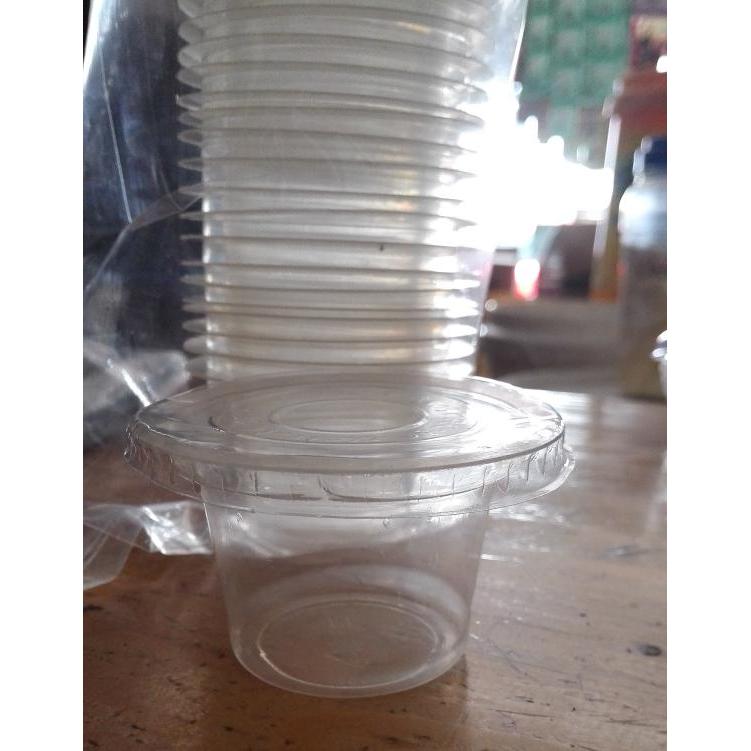 Cup puding/jeli kecil 50ml dengan tutup