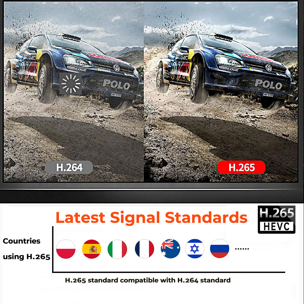 DVB T2 DVB C Digital TV Decoder HEVC H.265 TV Tuner UBISHENG U3mini DVBT2 TV Stick FTA T2 TV Box wit