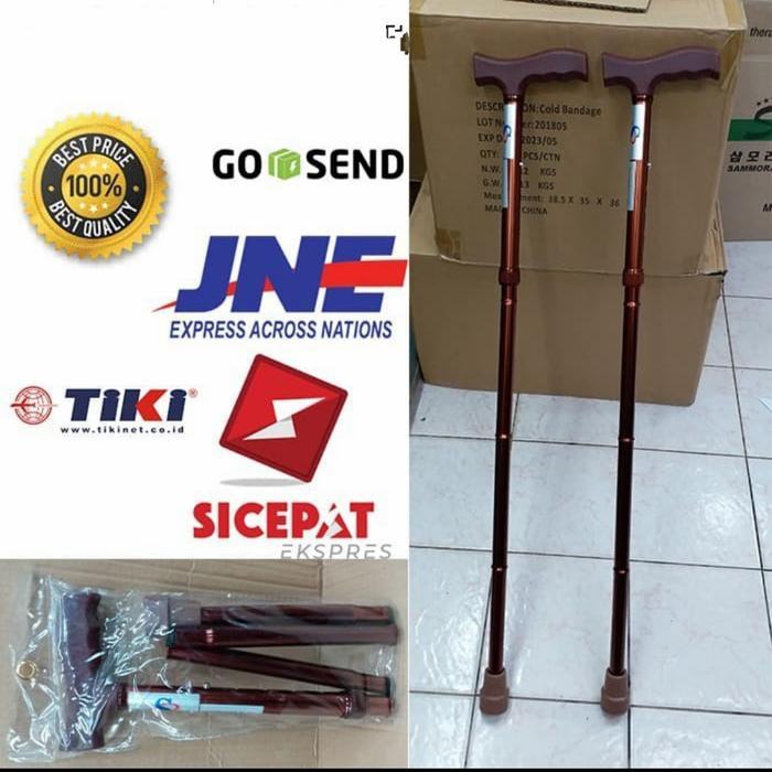 PROMO Tongkat jalan lipat, folding walking cane/tongkat lipat jalan