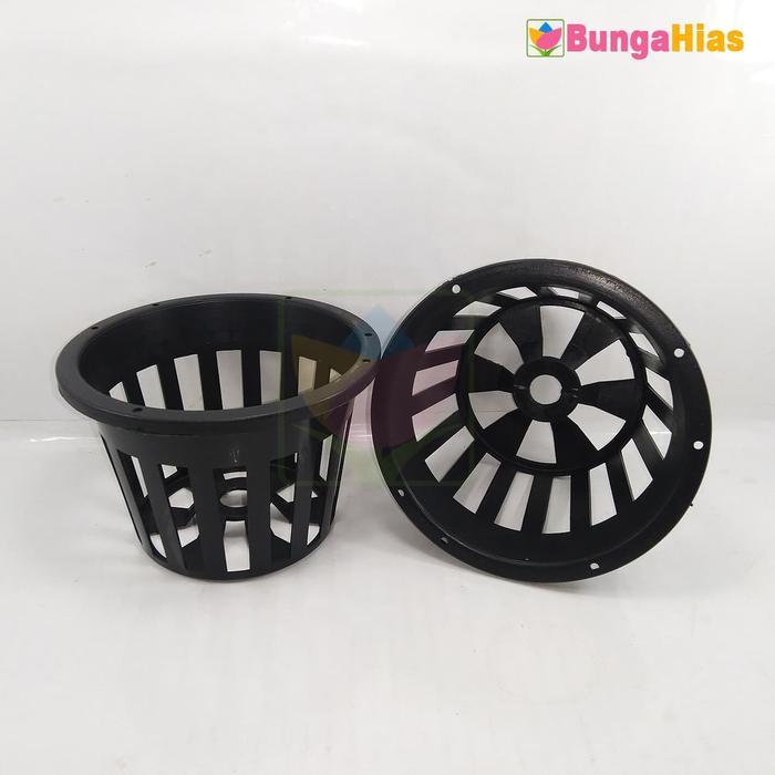 Pot Anggrek 12 Cm Pot Hidroponik Tanaman Hias dan Bunga Pot Plastik