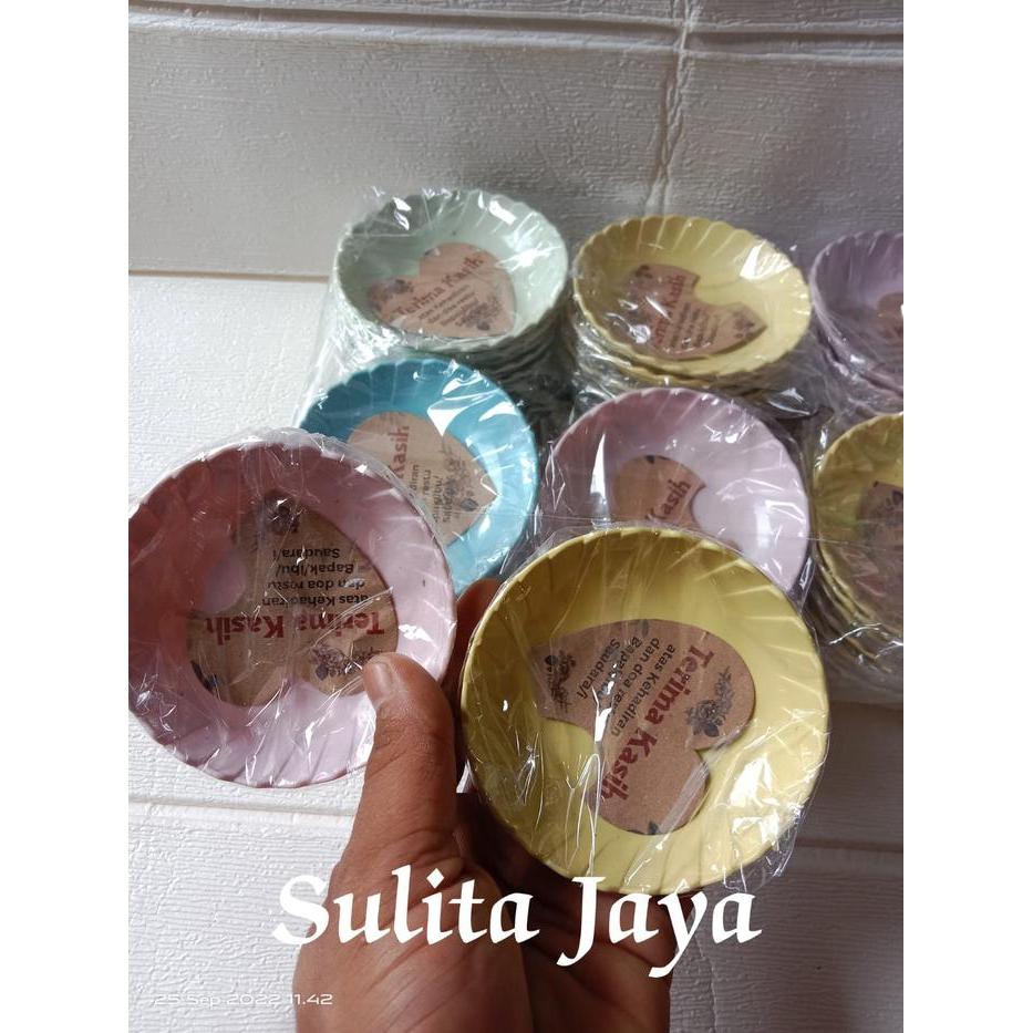 sxo3- Souvenir Pernikahan Mangkok - Souvenir Pernikahan Mangkok Bulat Gerigi Warna/ Mangkok