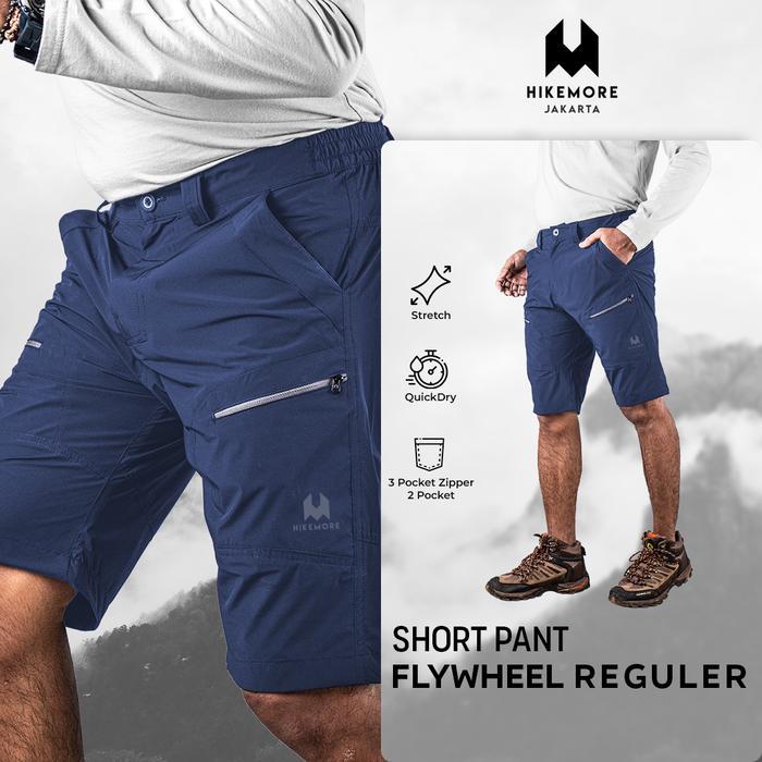 Eiger Adventure - Celana Pendek Pria Outdoor Hiking Gunung Flywheel Reguler
