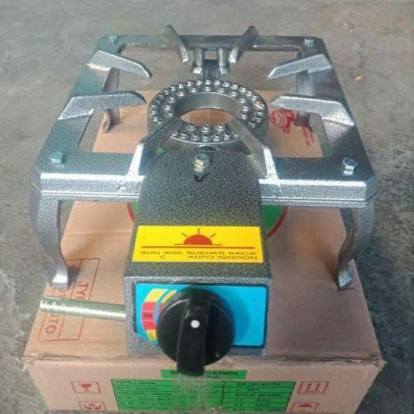 Kompor Gas 1 Tungku Bodi Cor Sunrise Tipe 201 Auto SNI / Kompor Martabak 1 kran kompor mata satu