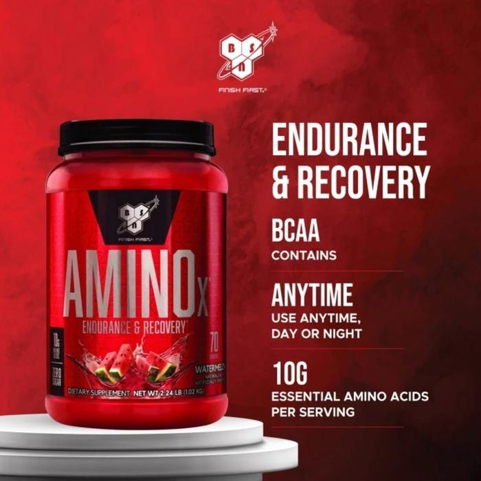 Bsn Amino X Aminox 70 Serve Serving Eaas Bcaa Amino Acids Susu Gym Pump Promo