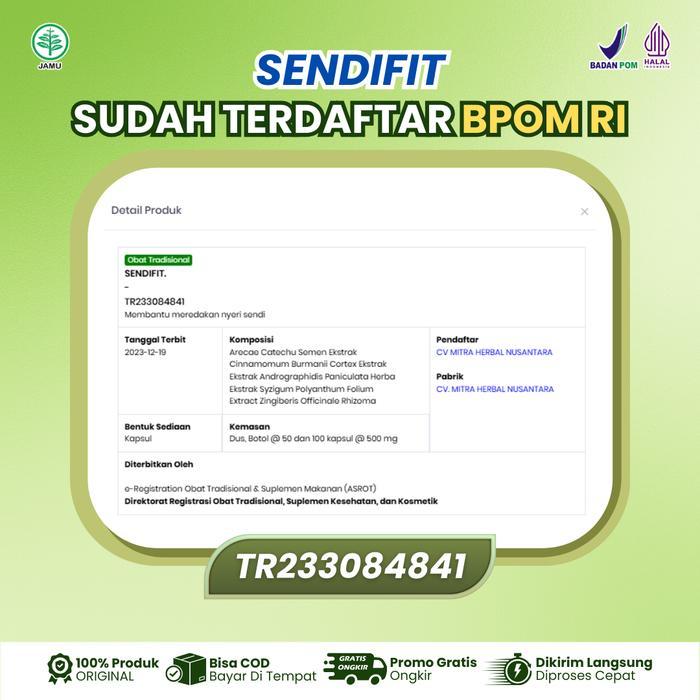761c- Sendifit - Patah Tulang, Tulang Retak, Penyambung Tulang Retak, Tulang Keropos,
