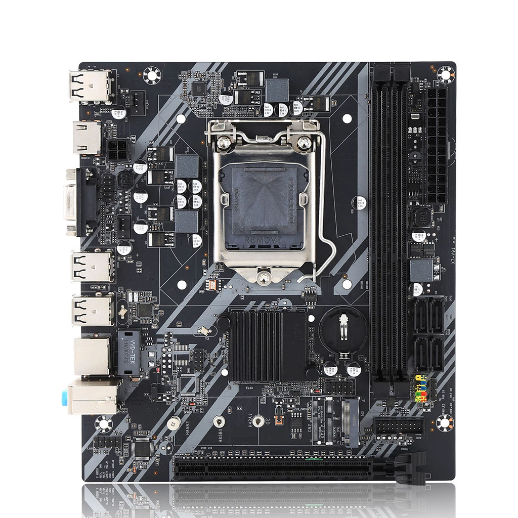 H61-S Desktop Motherboard Socket Lga 1155 For Intel Core I3 I5 I7 2*Ddr3 Memory Sata2.0 Pcie 16G H61