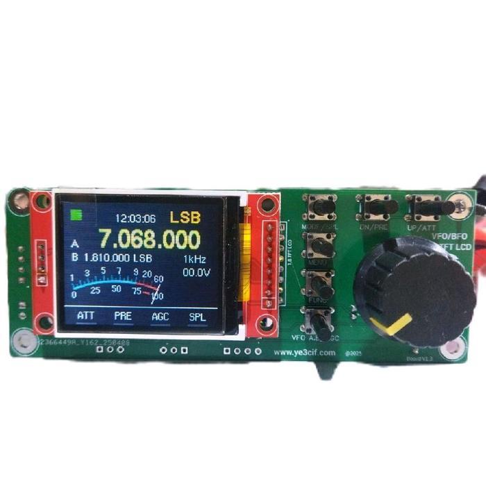 Pcb Dds Vfo Si5351A STM32F103C8T6 multiband walkie talkie V1.3