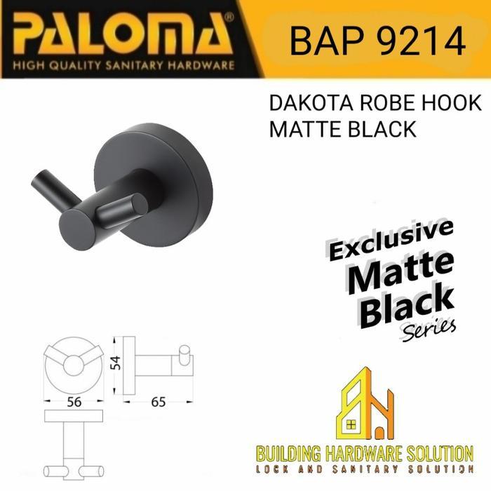 PALOMA Kapstok Gantungan Baju Hitam BAP 9214