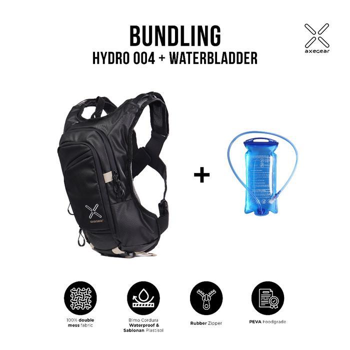 Eiger - Bundling Hemat Tas Trail Hydropack 04 Plus Kantong Air Minum 2L Waterbladder