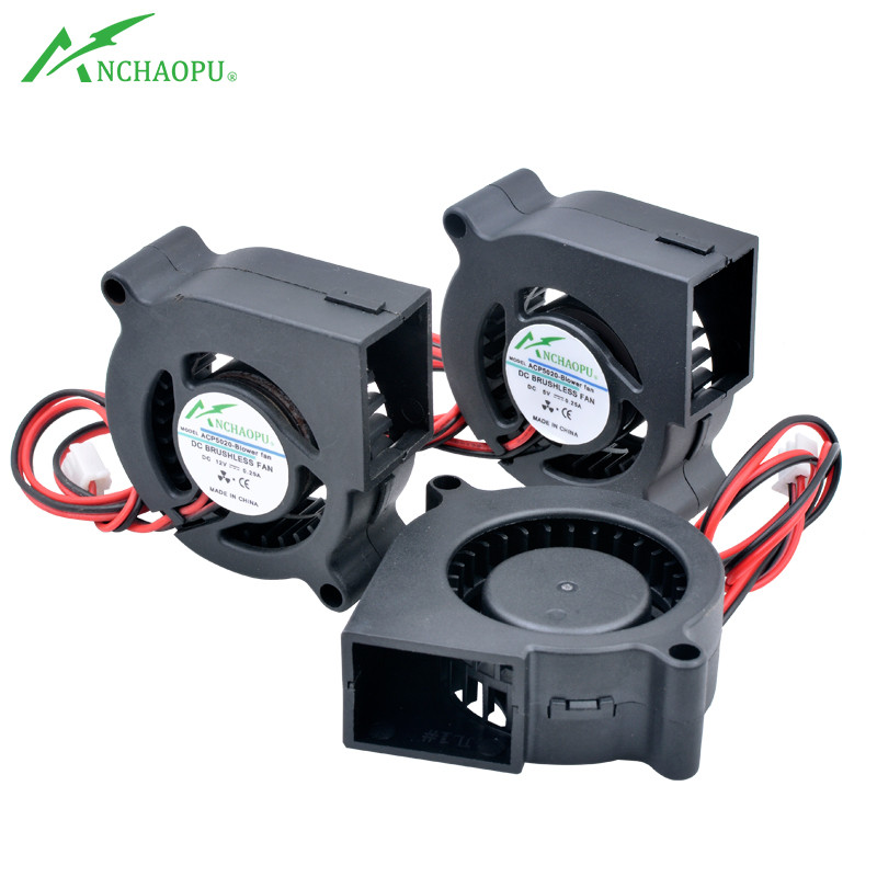 Acp5020-Blower Fan 5Cm 50Mm Fan 50X50X20Mm Dc5V 12V 24V Turbo Blower Cooling Fan For Projector 3D