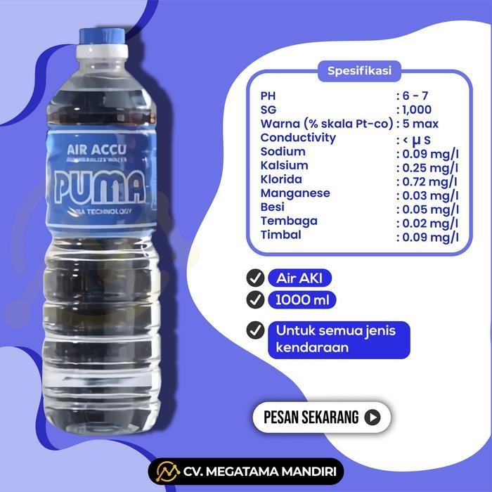 Diskon Air accu aki biru tambah lusin PUMA bisa GS Yuasa dan semua merk aki