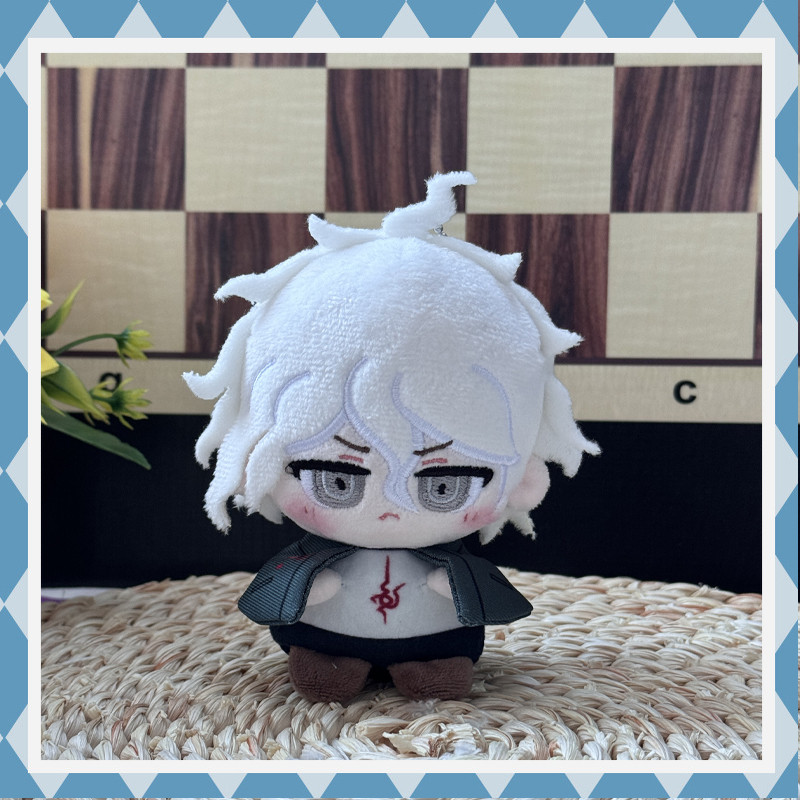 Anime Game Danganronpa3 Kokichi Oma Kawaii Cosplay Cotton Dango Doll Keychain Pendant Plushie Mini
