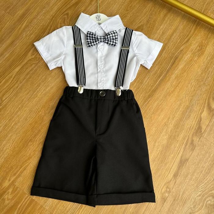 Philip Suspender Set Setelan Baju Pesta Anak Laki Laki Suspender Anak Baju Anak Laki