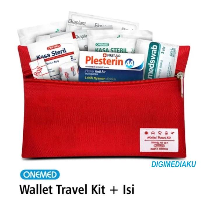 P3K Travel Kit P3K Wallet Travel Kit + Isi Onemed P3K Onemed