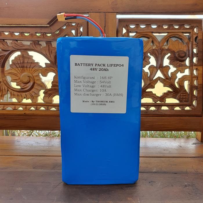 Baterai Lifepo4 Sepeda Listrik 48V 6Ah, 10Ah, 12Ah, 15Ah, 18Ah, 20Ah, 22Ah, 24Ah, 25Ah, 30Ah - 48V 2