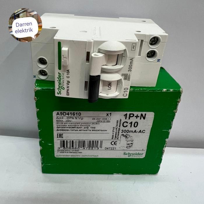 SCHNEIDER IDPN VIGI RCCB 1P+N 10A 30MA