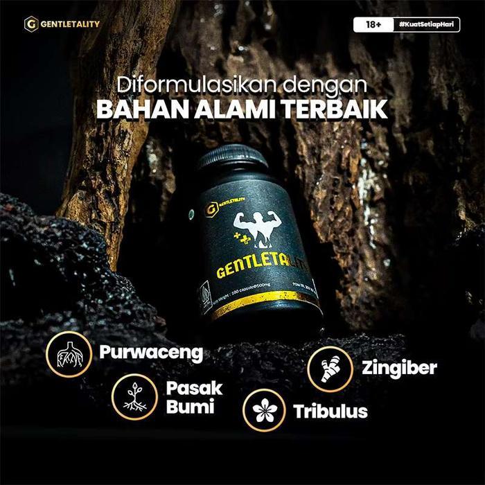GENTLETALITY - Kapsul Herbal Untuk Membantu Memelihara Stamina Pria Halal BPOM maost kapsul