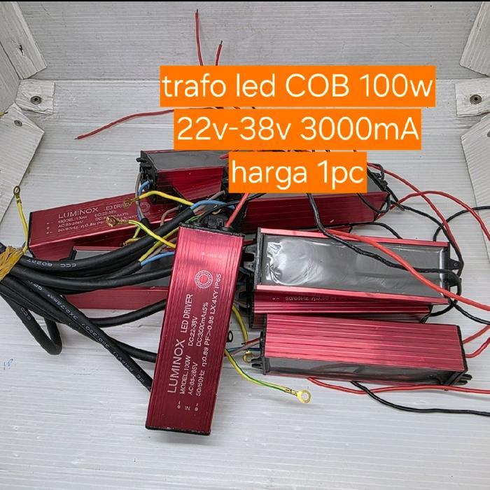 BERKUALITAS trafo led sorot dan pju cob 100w 100 watt driver led cob 100watt