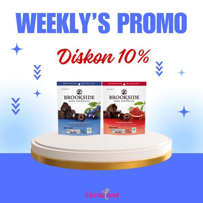 Brookside Dark Chocolate - cokelat brookside usa aneka rasa