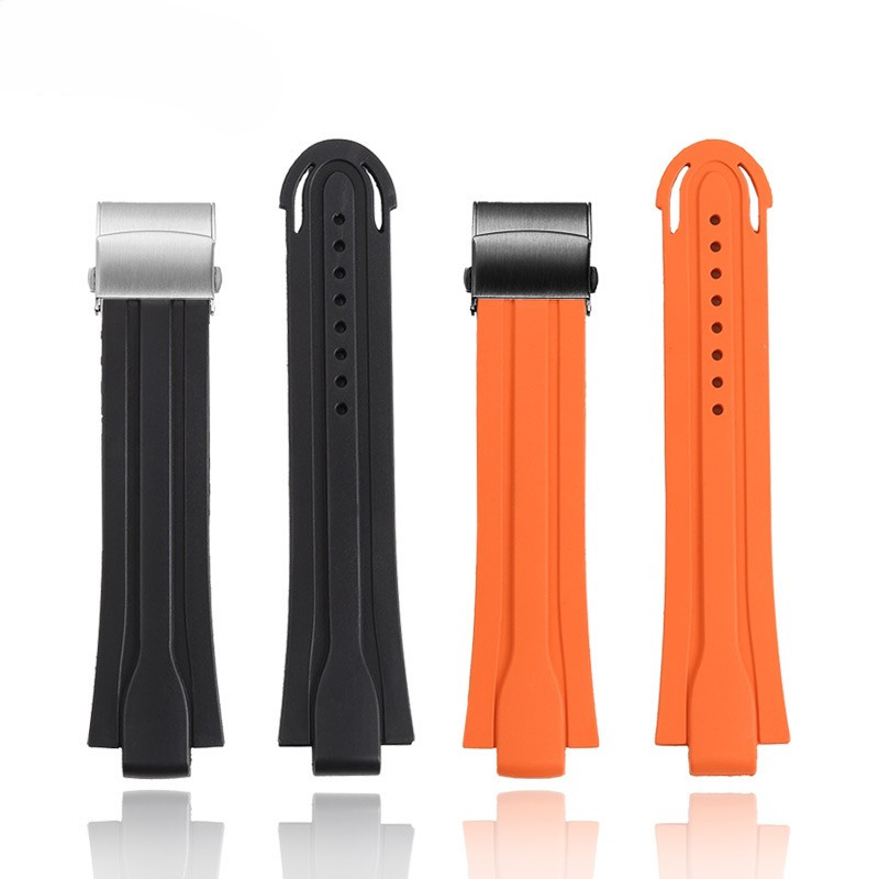 For Oris Diving AQUIS 7740 7730 Water Ghost Sports Watch Belt Strap Men Fluoro Rubber Waterproof