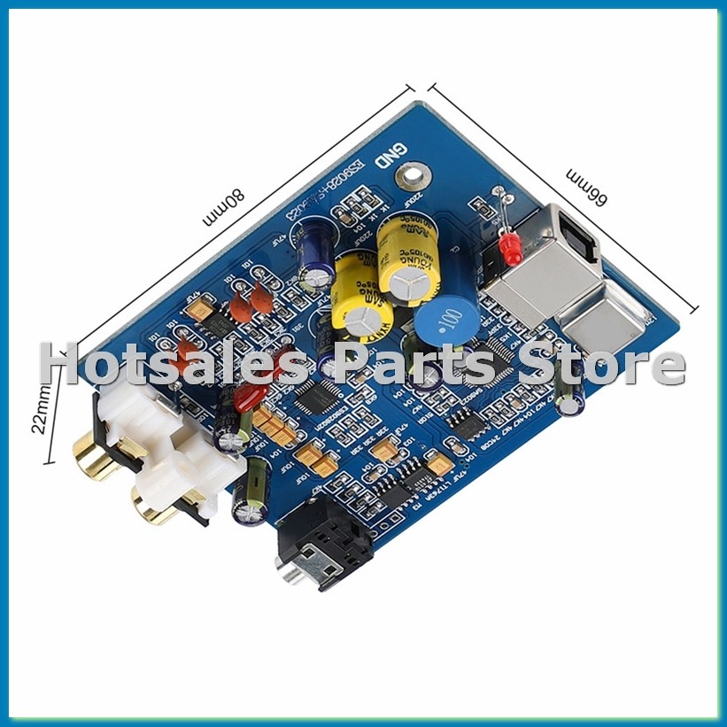 MIni USB Decoder Board ES9028K2M+SA9023 Fever Audio Sound Card Decoding Module DIY for Power