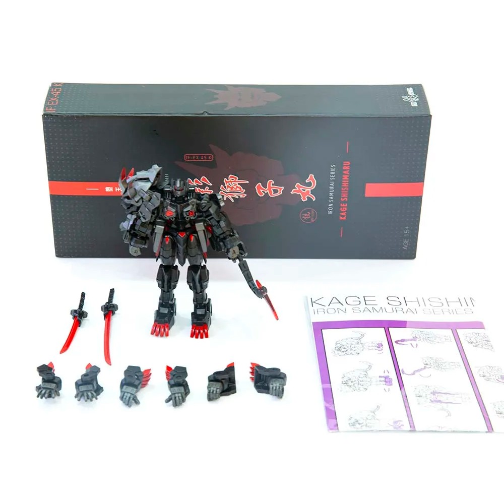 New Transformation Toys Iron factory IF EX-45K EX45K Black Lion Fallen Samurai IF Action Figure toy