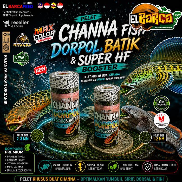 Pelet Dorpol Super Hf Booster Special Push Gondrong Hf Slayer Limbata Auranti Dan Semua Jenis Ikan