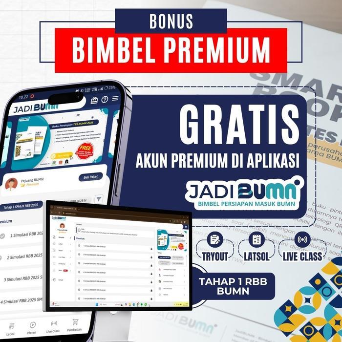Buku BUMN 2026 + GRATIS Bimbel JadiBUMN (Sesuai Kisi-kisi RBB) Buku SMARTBOOK BUMN