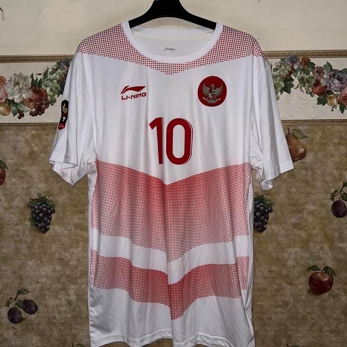 Jereey Timnas Asian Games 2018 Away Indonesia Li Ning Asli