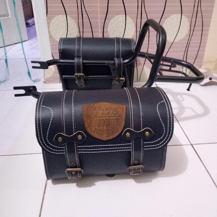 Aksesoris W175 Back Rack W175 Side Bag W175 Terbaru 