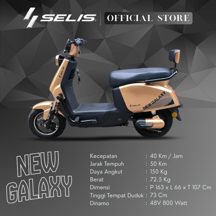 selis Galaxy Sepeda Motor Listrik