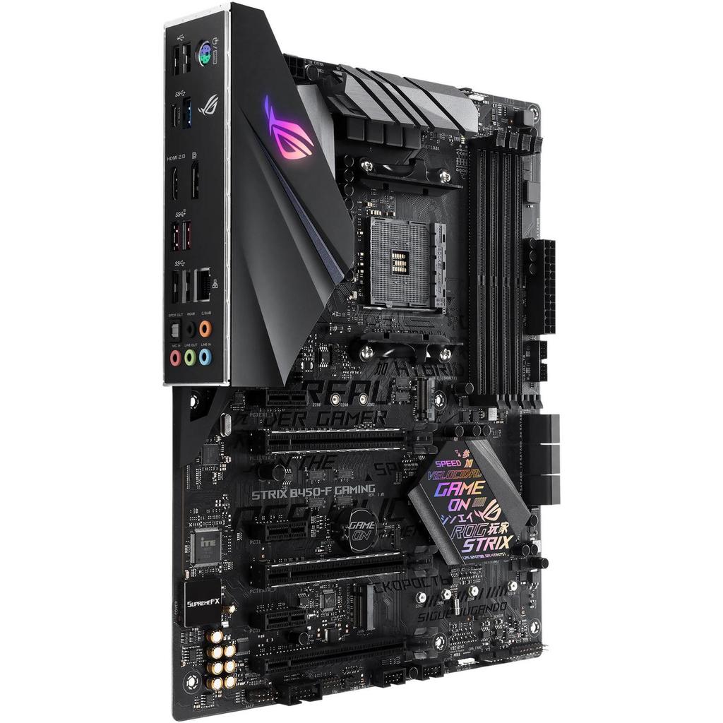 ASUS ROG STRIX B450-F GAMING B450 Motherboard AM4 DDR4 64GB For Ryzen 5 5600X 5500 4700 3600 3900