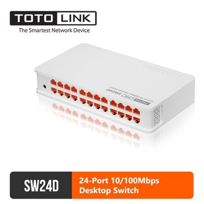 Totolink Sw24D 24 Port 10/100Mbps Desktop Switch