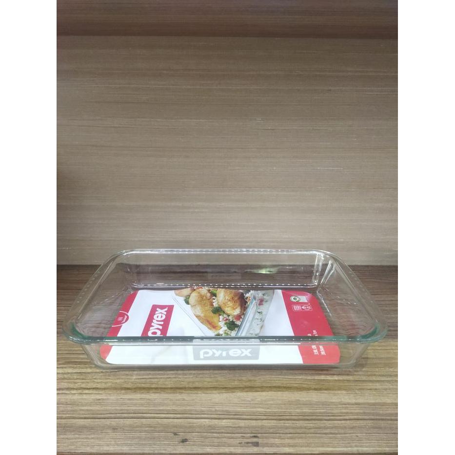 READY Pyrex Oblong Dish Wadah Kaca Tahan Panas