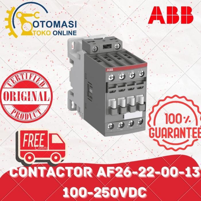 ABB CONTACTOR KONTAKTOR AF26-22-00-13 100-250VDC 1SBL237501R1300